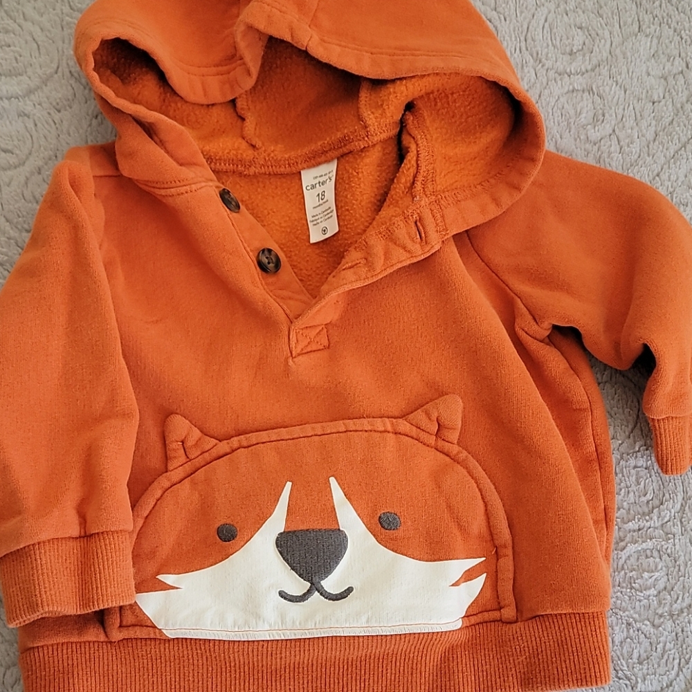 Fox toddler hoodie